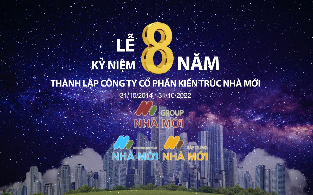 Ki niem 8 nam thanh lap cong ty kien truc nha moi