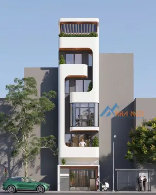 Thiết kế nhà phố 5 tầng 1 tum tại Thường Tín Thiết kế nhà phố 5 tầng 1 tum tại Thường Tín