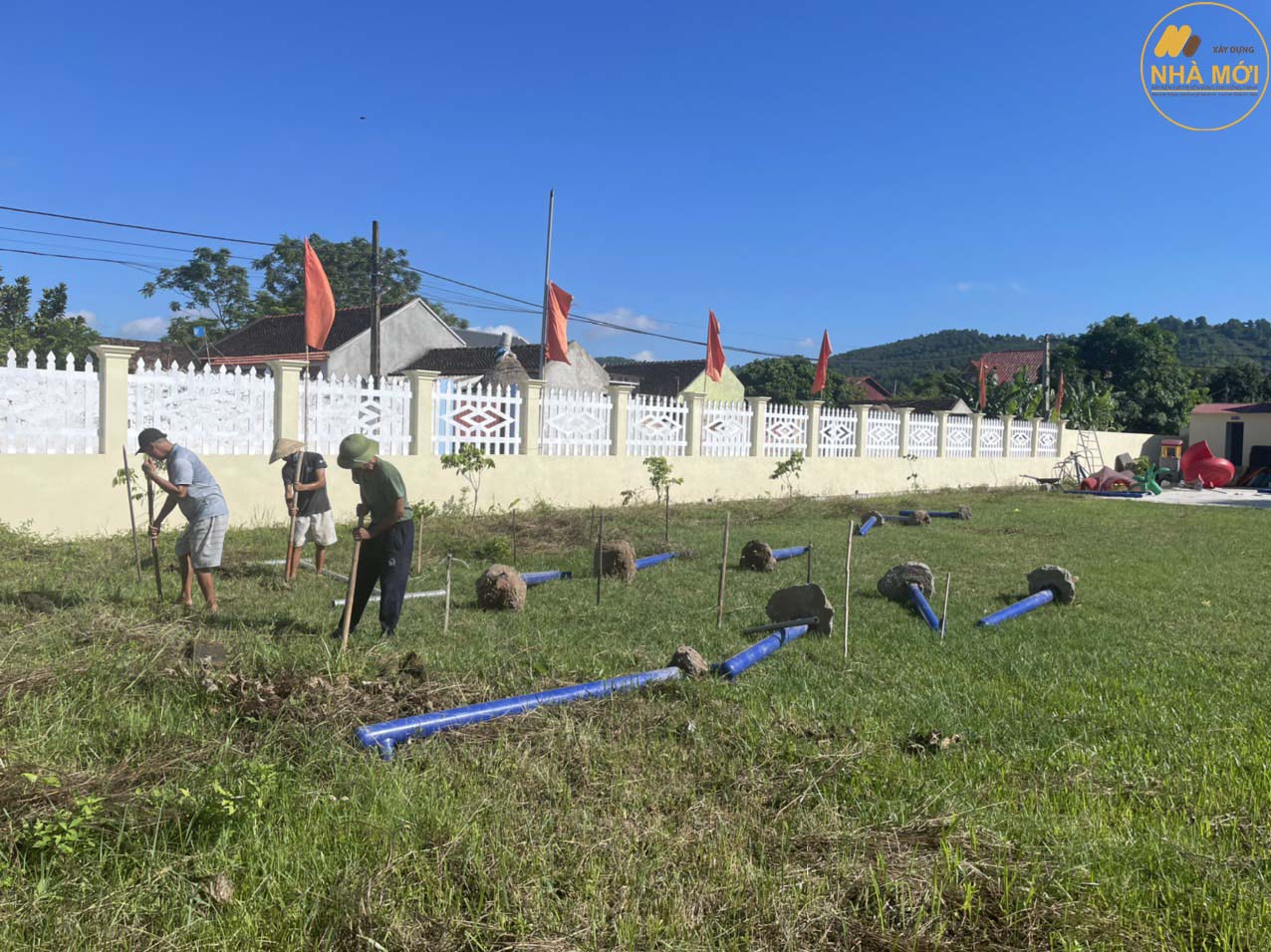 Bắt đầu công tác lắp đặt khu vui chơi Bắt đầu công tác lắp đặt khu vui chơi