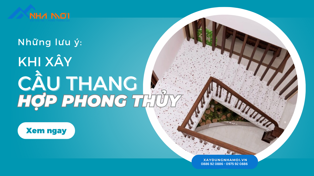 cầu thang theo phong thủy