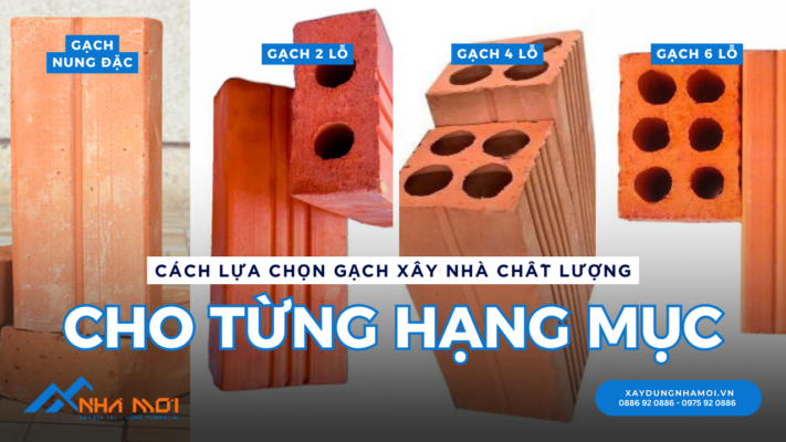 Chọn gạch xây nhà