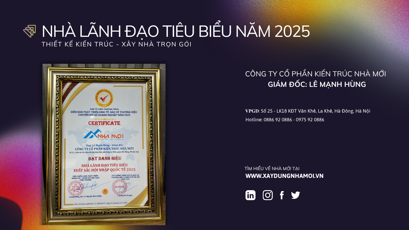 Công ty cổ phần kiến trúc Nhà Mới 3