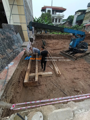 Mặt bằng đã dọn dẹp trước khi thi công ép móng cọc Mặt bằng đã dọn dẹp trước khi thi công ép móng cọc