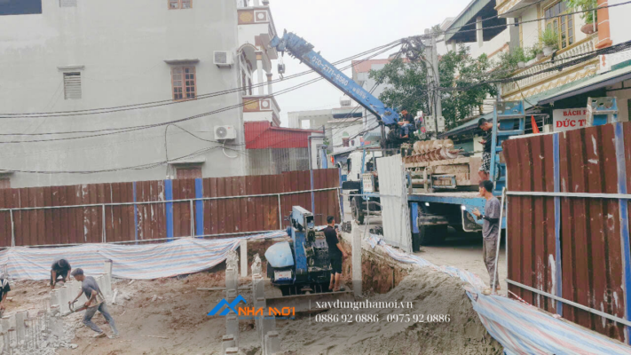 Khi Nào Cần Ép Móng Cọc? 4 Lý Do Cần Ép Móng Cọc 3 Thi công ép cọc móng