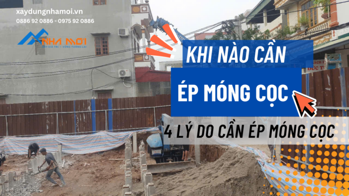 lý do cần ép móng cọc