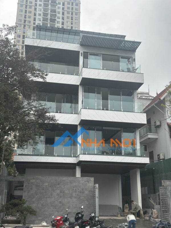 nhà phố 4 tầng hiện đại Cầu Giấy do Nhà Mới cải tạo 6