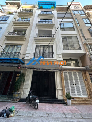 Dùng cửa nhôm xingfa khi xây nhà trọn gói Nhà liền kề 6 tầng tại Hồng Hà, Ba Đình, HN