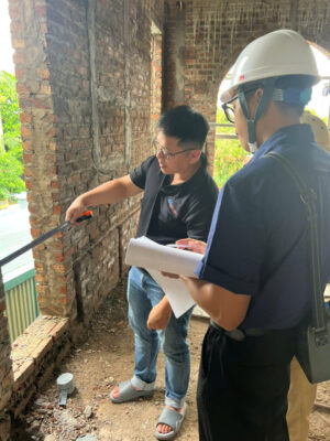 Độ phẳng, độ thẳng của tường xây