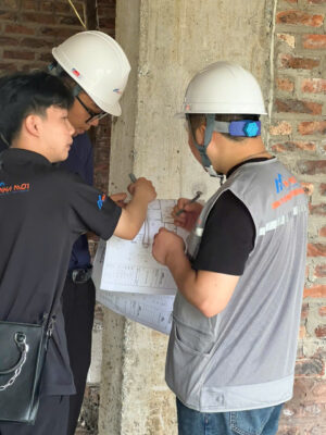 KTS Nhà Mới kiểm tra thi công Biệt thự Bảo Yến