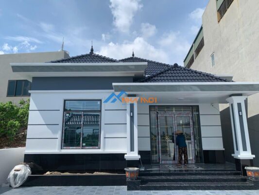 Nhà mái nhật 1 tầng tại Hải Dương (Nhà Mới - Xây nhà trọn gói) Nhà mái nhật 1 tầng tại Hải Dương (Nhà Mới - Xây nhà trọn gói)