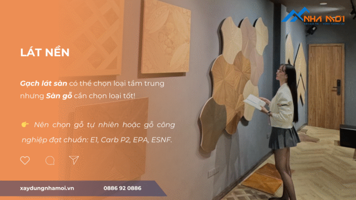 5 hạng mục phải đầu tư khi hoàn thiện nội thất: Lát nền Kinh nghiệm hoàn thiện nội thất cho hạng mục lát nền