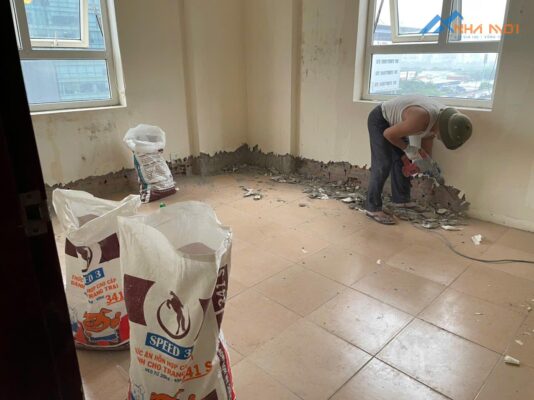 Cải tạo căn hộ chung cư 120m2 tạ Mỹ Đình