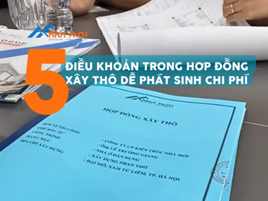 dieu khoan trong hop dong xay tho