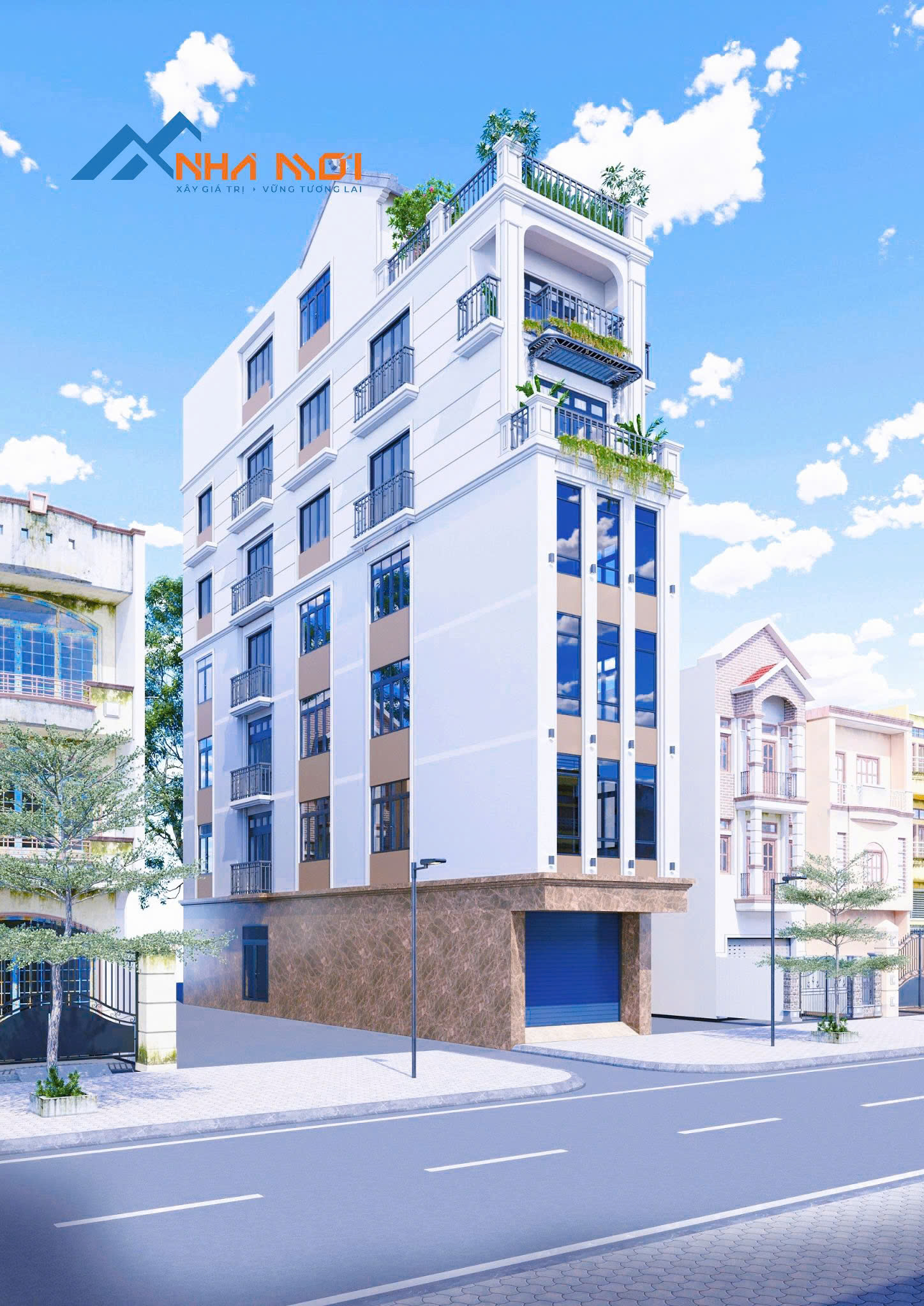 Xây nhà trọn gói chung cư mini 6 tầng 1 tum Nguyễn Khuyến 4 Xây nhà trọn gói chung cư mini 6 tầng 1 tum Nguyễn Khuyến - Ảnh 2