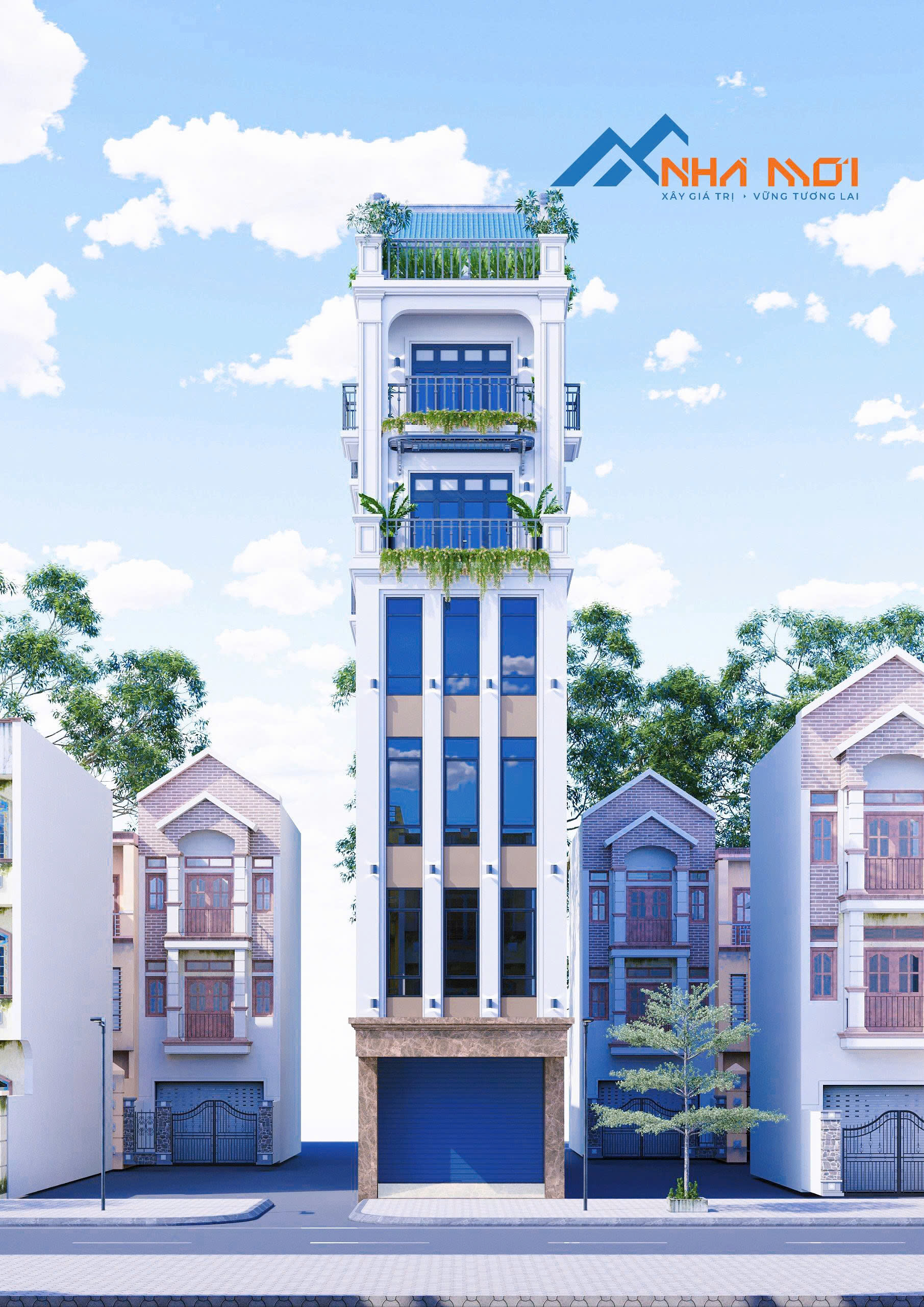 Xây nhà trọn gói chung cư mini 6 tầng 1 tum Nguyễn Khuyến 5 Xây nhà trọn gói chung cư mini 6 tầng 1 tum Nguyễn Khuyến - Ảnh 3