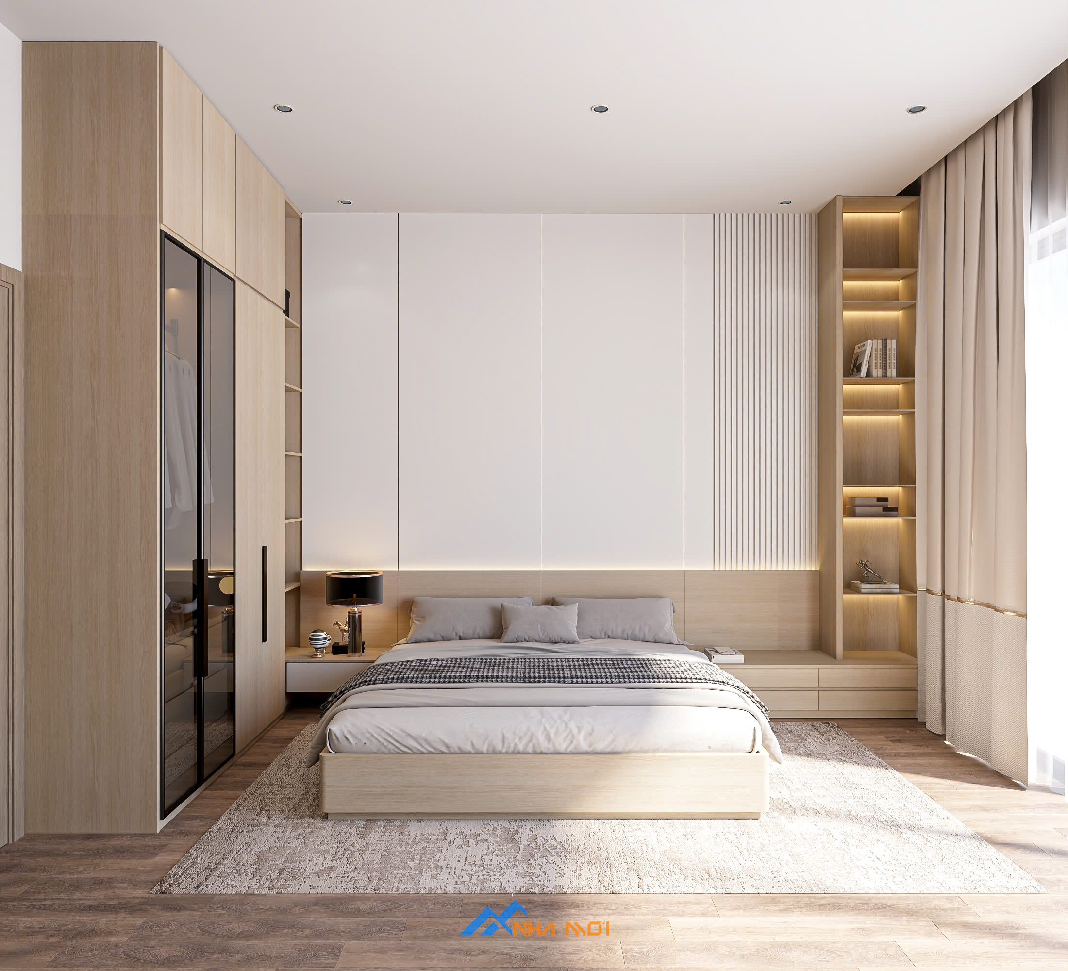 THIẾT KẾ PHÒNG NGỦ MASTER HIỆN ĐẠI - ANH TUẤN BẮC GIANG 10 THIẾT KẾ PHÒNG NGỦ MASTER HIỆN ĐẠI - ANH TUẤN BẮC GIANG - Ảnh 8