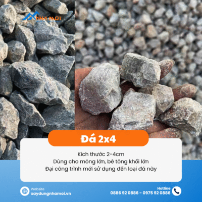 Nên Dùng Đá Nào Để Đổ Bê Tông? Cách Chọn Đúng Cho Xây Nhà Dân 2026 18 Da xay dung da 2x4 1