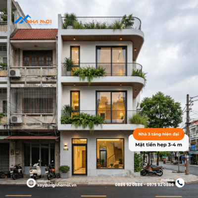 Mau nha 3 tang hien dai mat tien 3 4m 21