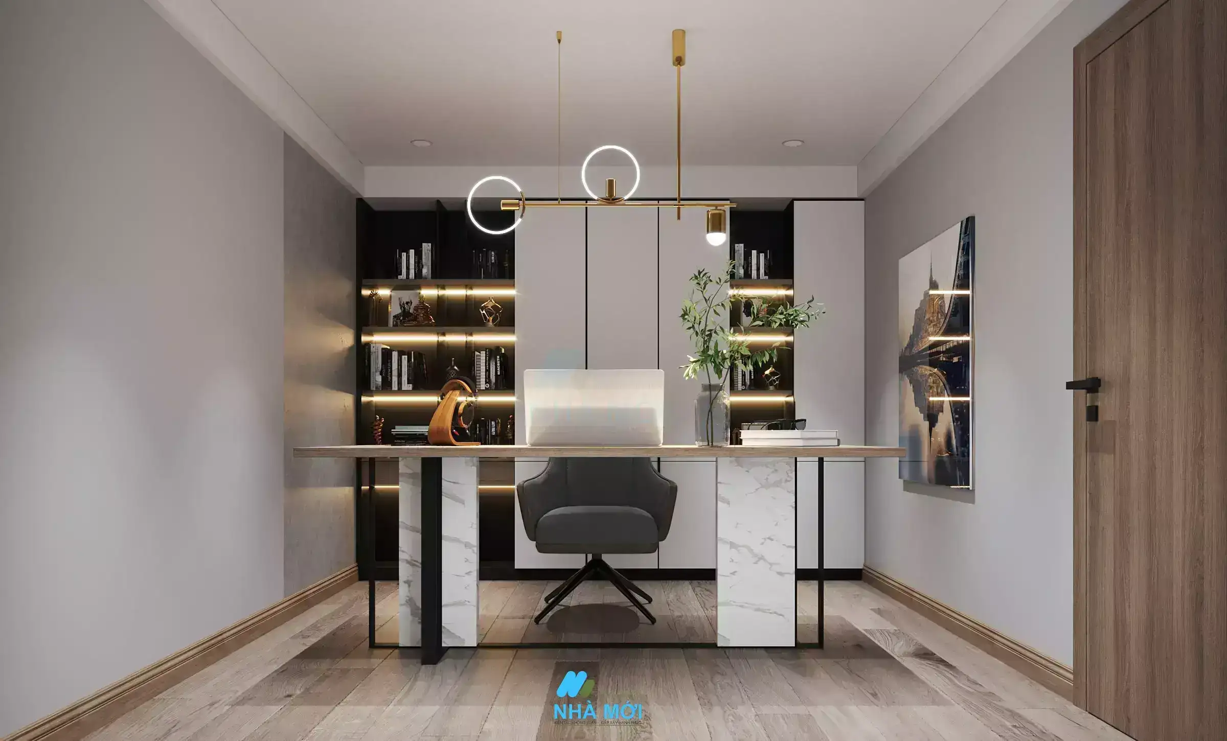 Mẫu Thiết Kế Nội Thất Căn Chung Cư 300m2 Tại Hoàng Đạo Thúy, Hà Nội - Ảnh 26