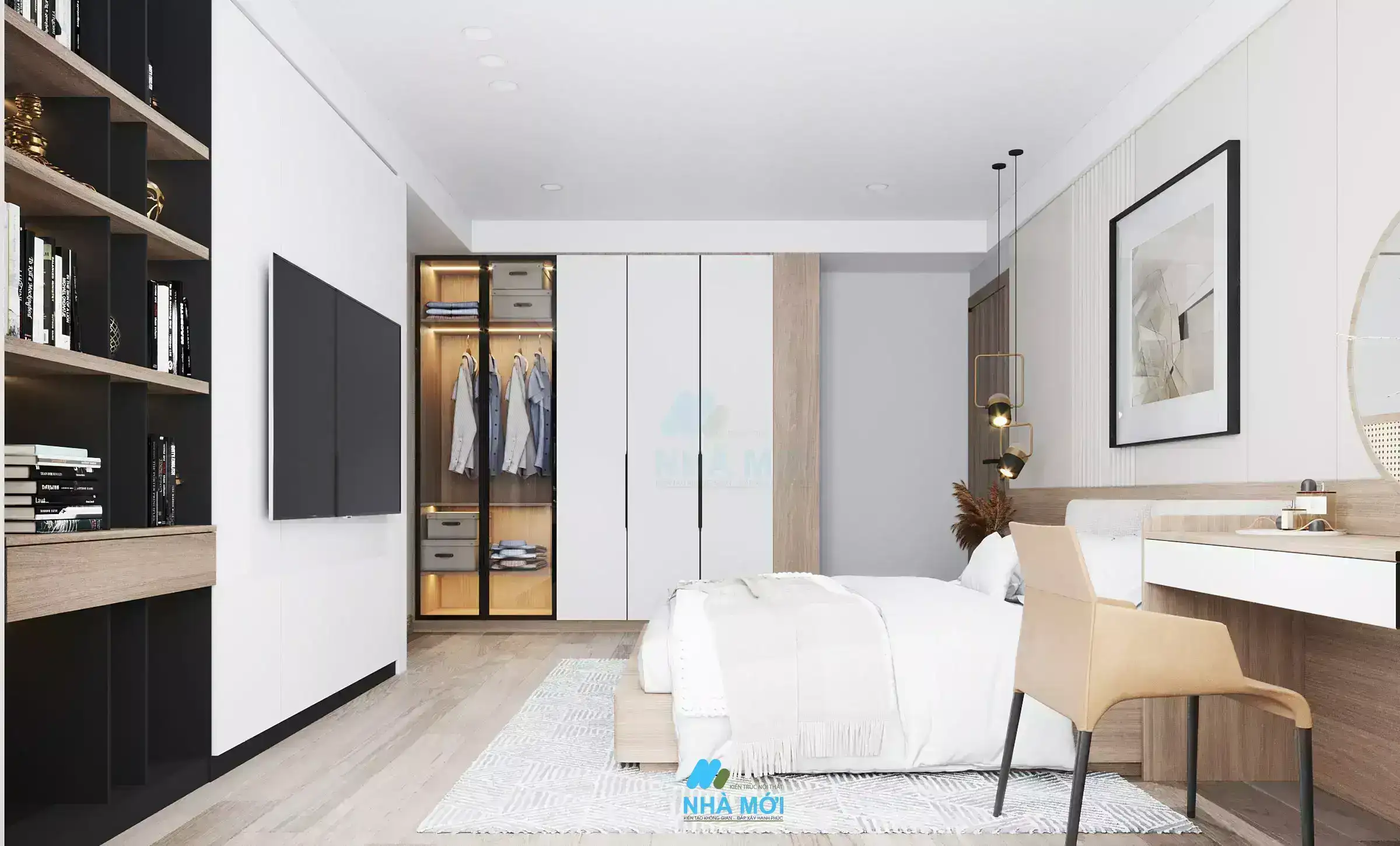 Mẫu Thiết Kế Nội Thất Căn Chung Cư 300m2 Tại Hoàng Đạo Thúy, Hà Nội - Ảnh 24