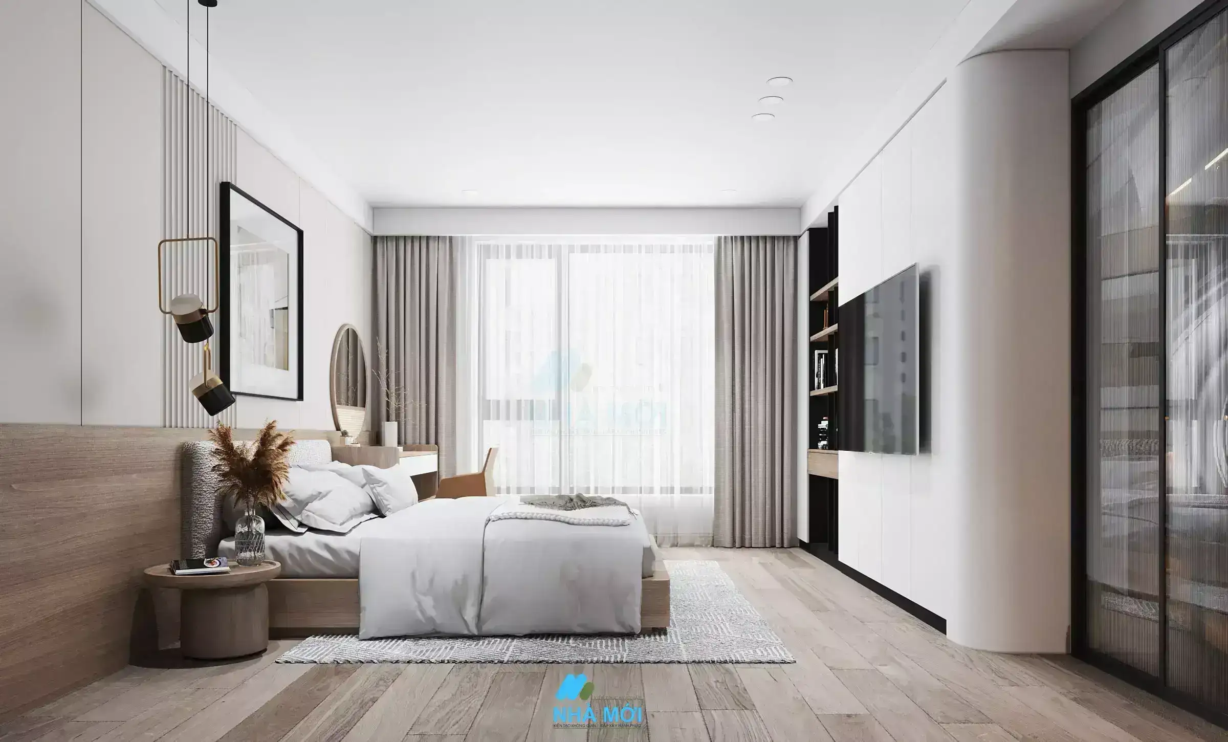 Mẫu Thiết Kế Nội Thất Căn Chung Cư 300m2 Tại Hoàng Đạo Thúy, Hà Nội - Ảnh 21