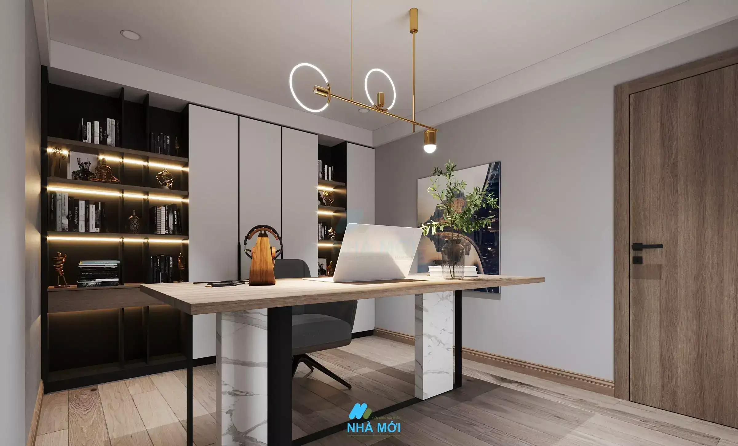 Mẫu Thiết Kế Nội Thất Căn Chung Cư 300m2 Tại Hoàng Đạo Thúy, Hà Nội - Ảnh 27