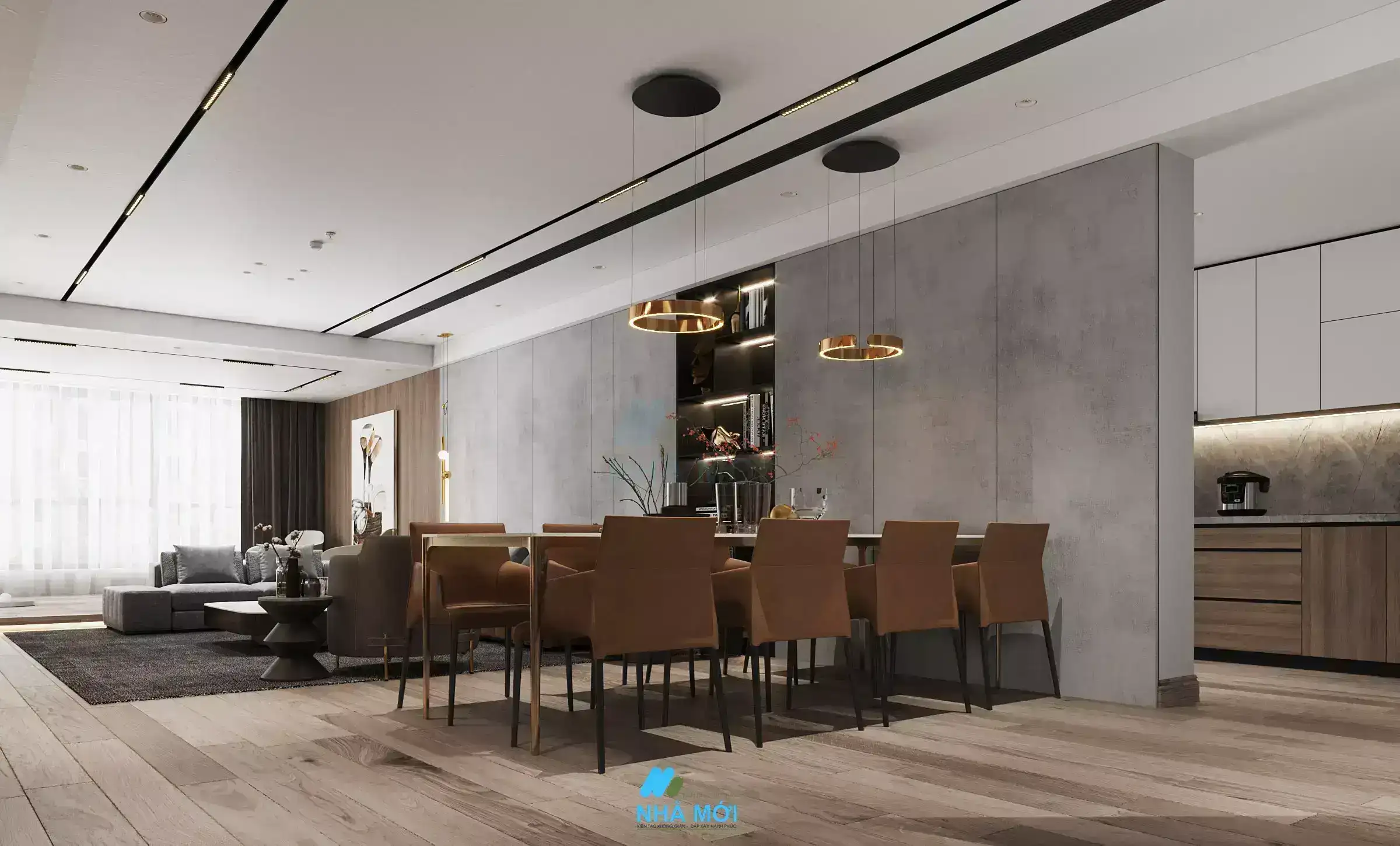Mẫu Thiết Kế Nội Thất Căn Chung Cư 300m2 Tại Hoàng Đạo Thúy, Hà Nội - Ảnh 10