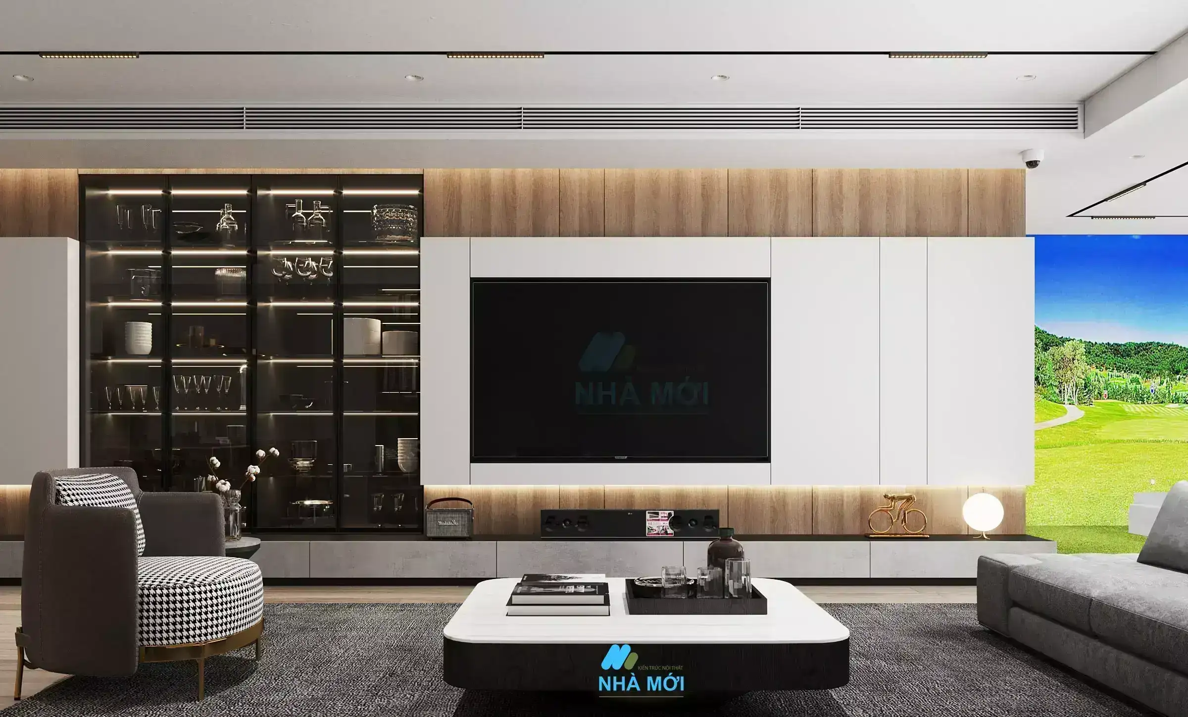 Mẫu Thiết Kế Nội Thất Căn Chung Cư 300m2 Tại Hoàng Đạo Thúy, Hà Nội - Ảnh 4