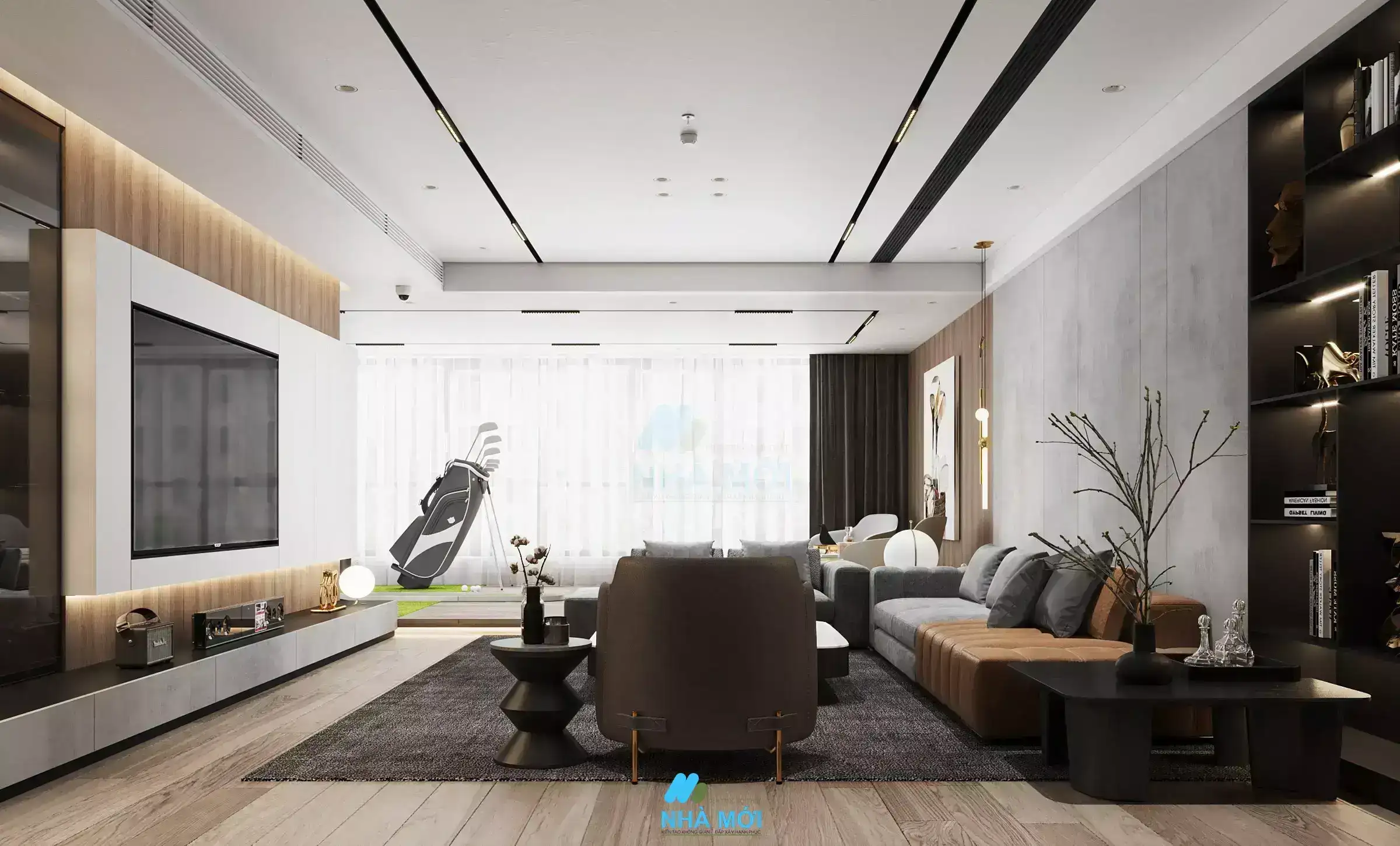 Mẫu Thiết Kế Nội Thất Căn Chung Cư 300m2 Tại Hoàng Đạo Thúy, Hà Nội - Ảnh 18