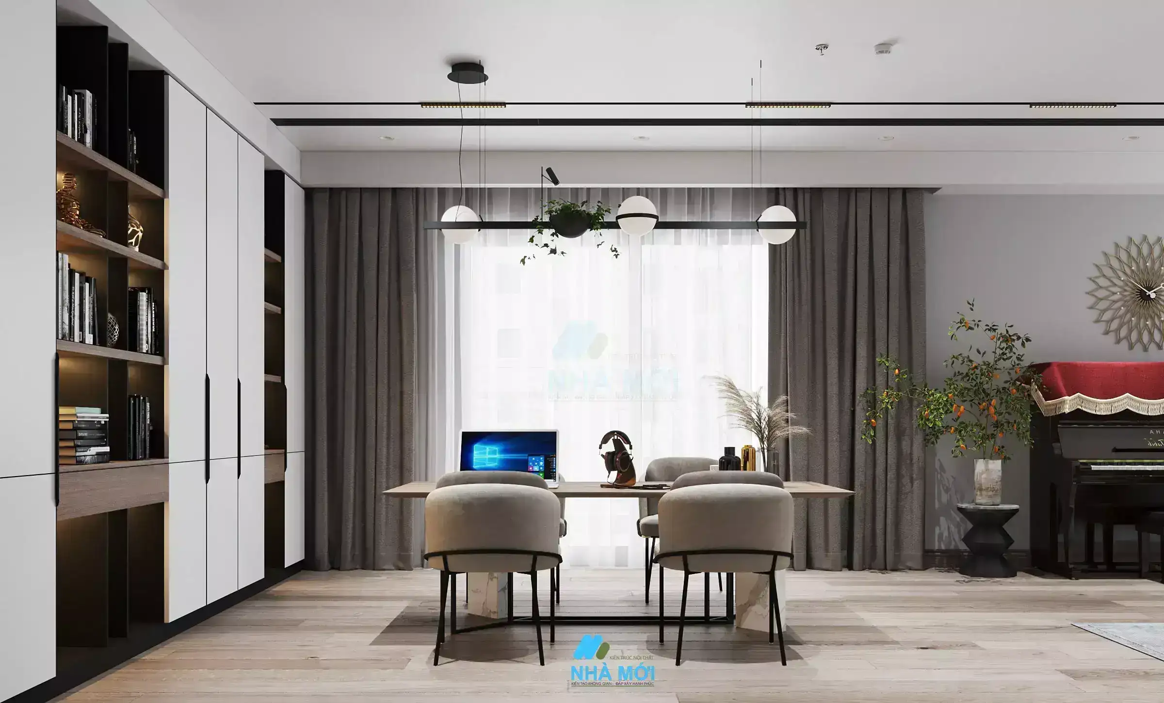 Mẫu Thiết Kế Nội Thất Căn Chung Cư 300m2 Tại Hoàng Đạo Thúy, Hà Nội - Ảnh 17