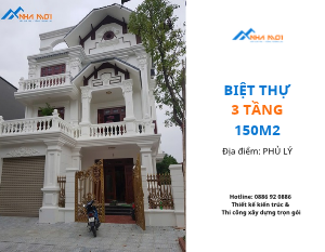 Biệt Thự 3 tầng 150m2 Tại Phủ Lý Hà Nam