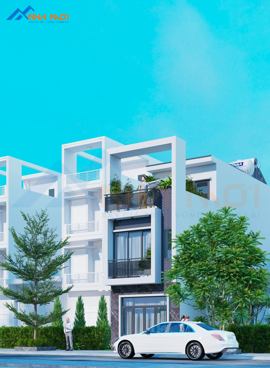 Xây nhà trọn gói nhà phố 2,5 tầng - Ảnh 3