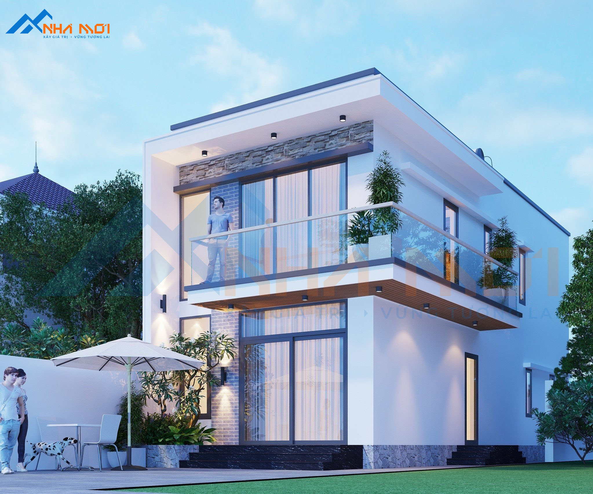 Thiết Kế Công Trình Nhà Phố 2 tầng Tại Ninh Bình - Ảnh 3