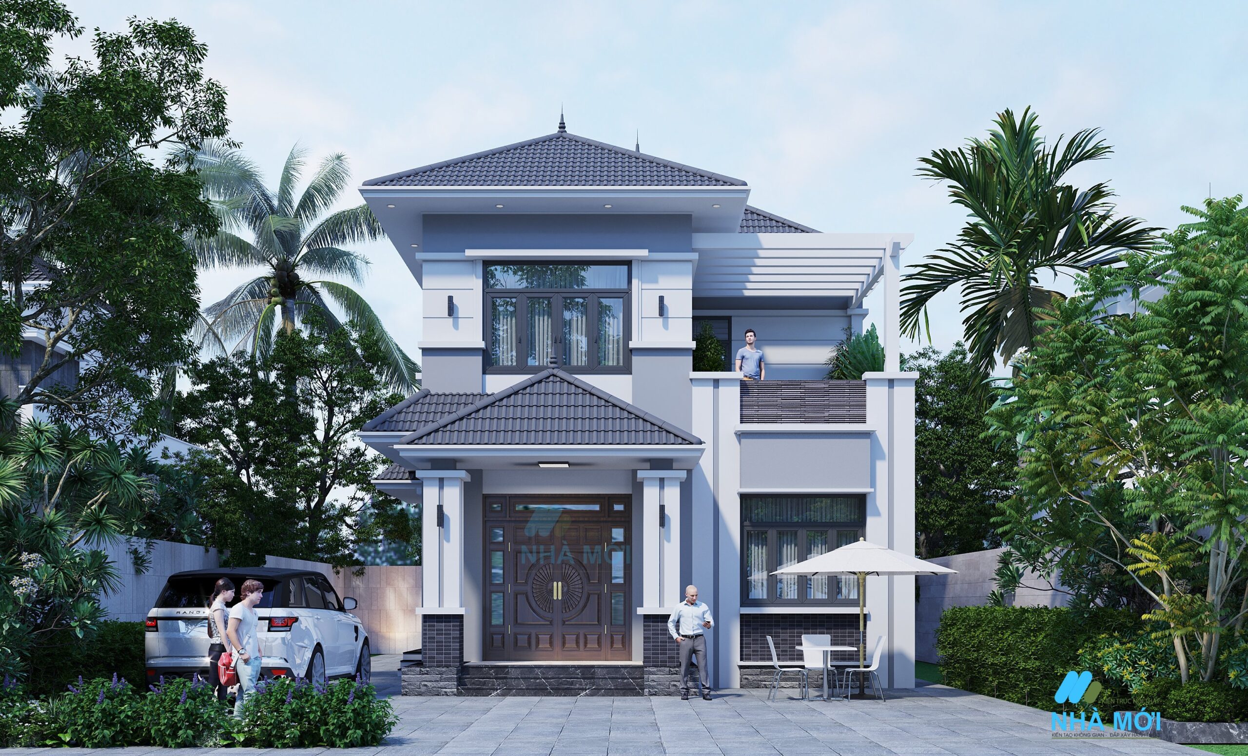 Mẫu Thiết Kế Nhà Mái Nhật 2 Tầng - Ảnh 5