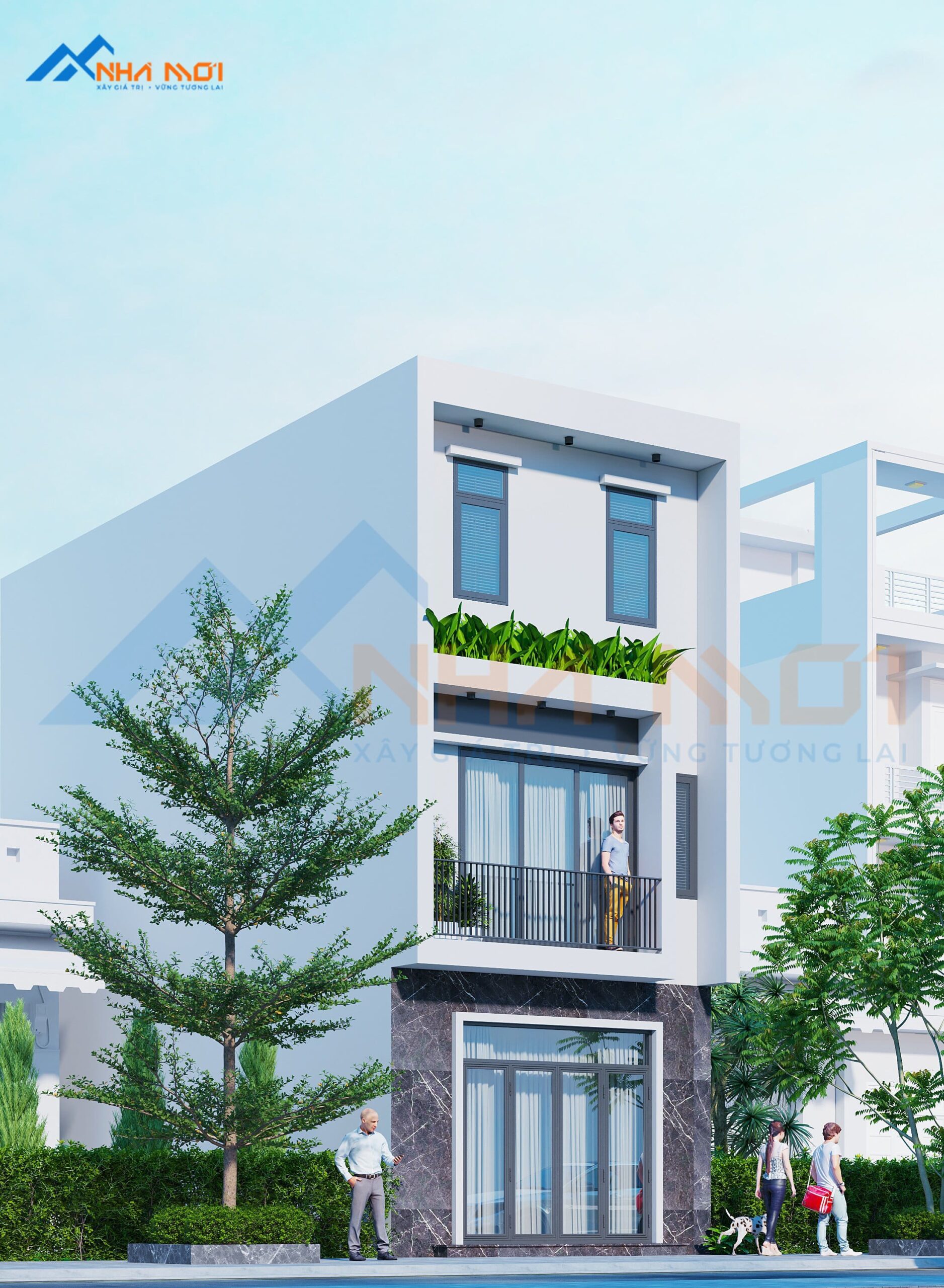 Mẫu Thiết Kế Kiến Trúc Nhà Phố 3 Tầng Tại Hải Phòng - Ảnh 6