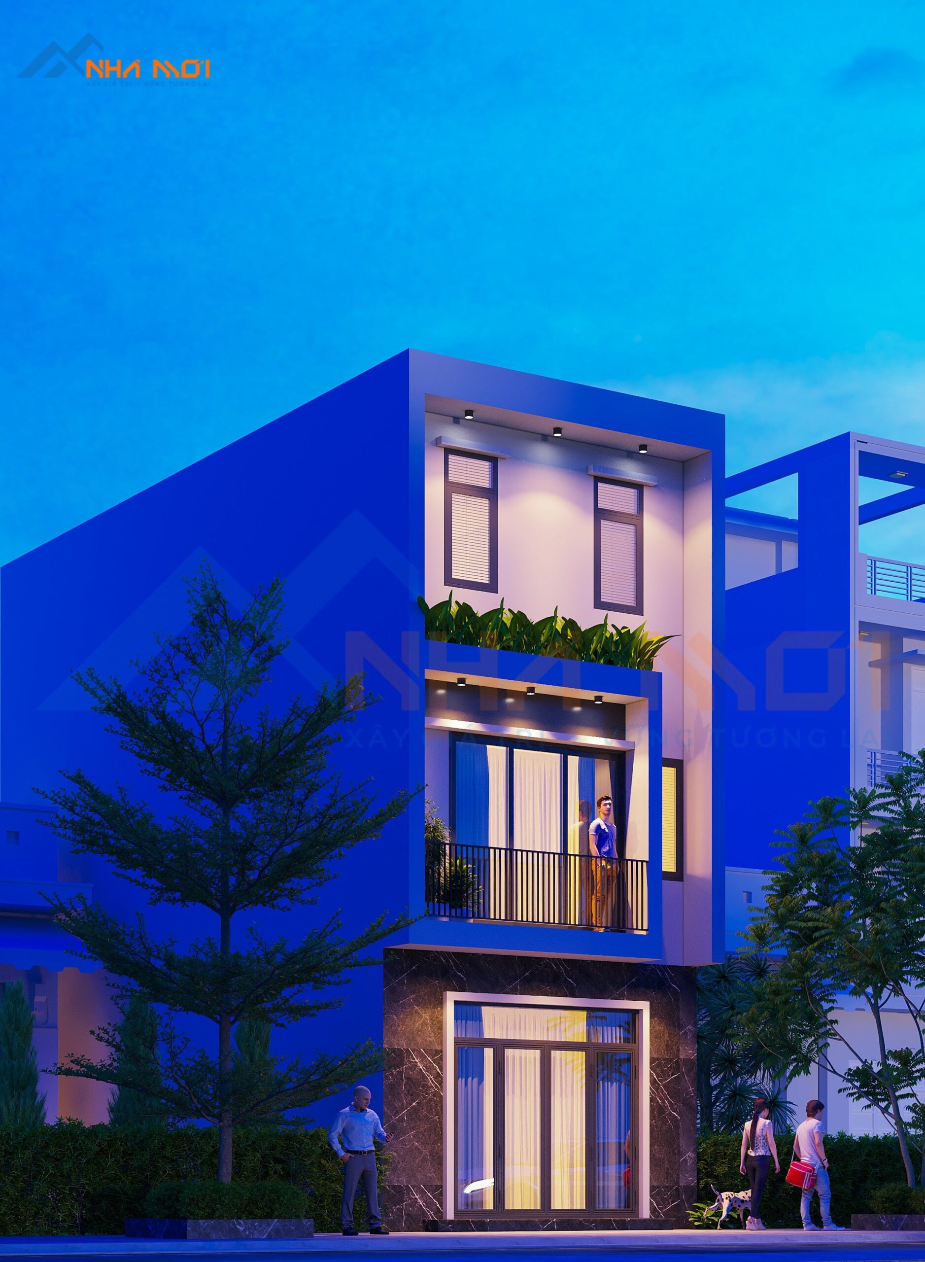 Mẫu Thiết Kế Kiến Trúc Nhà Phố 3 Tầng Tại Hải Phòng - Ảnh 7
