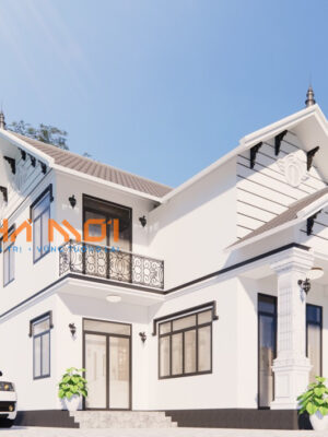 Nhà 2 tầng chữ L Mái Thái - Thiết kế cho Anh Khiêm Thái Bình - Ảnh 4