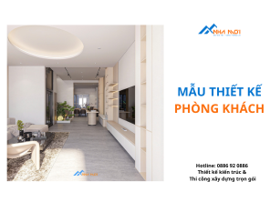 THIẾT KẾ PHÒNG KHÁCH BẾP NHÀ 3 TẦNG HIỆN ĐẠI - TONE BE NHẸ - ANH TUẤN BẮC GIANG