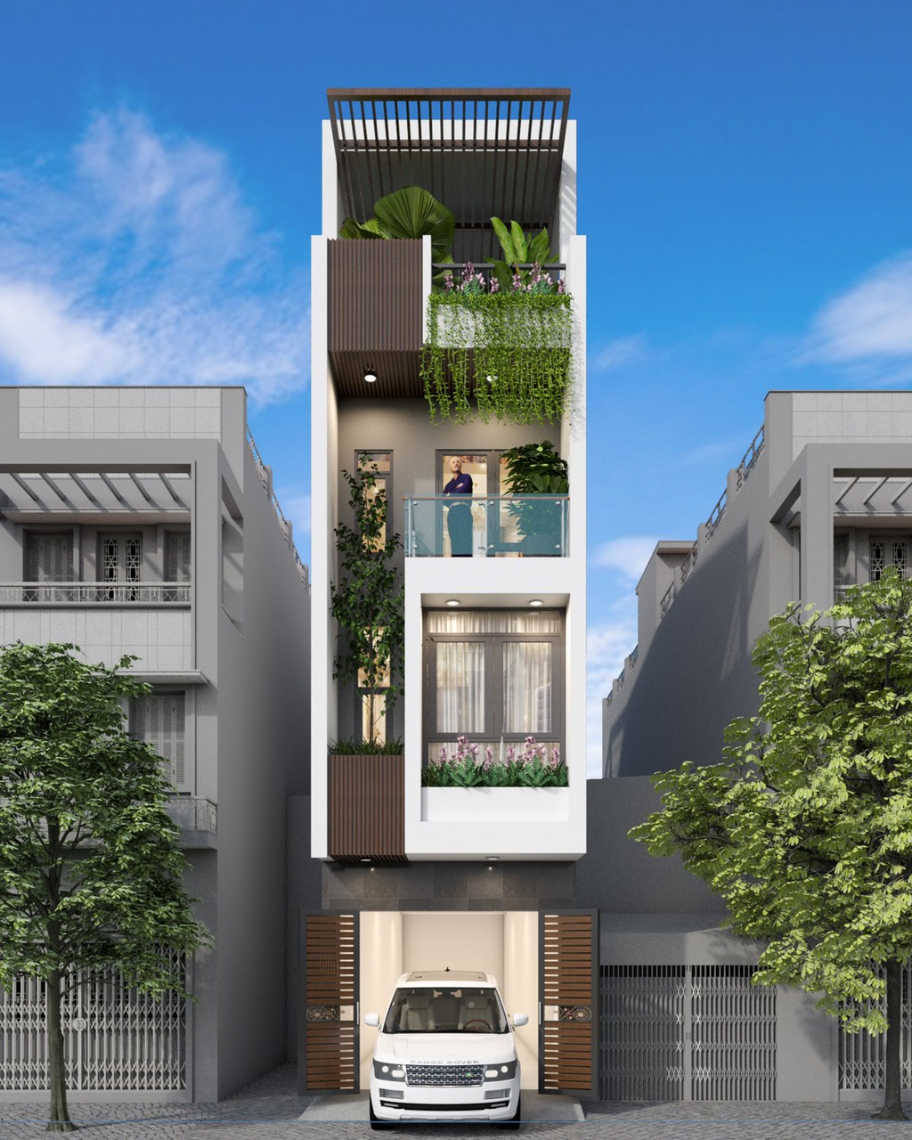 Thiết Kế Nhà Phố Tại Hoàng Mai
