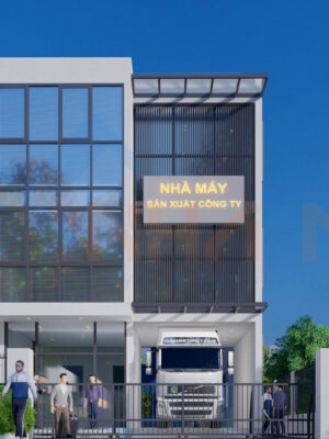 Thiết Kế Và Thi Công Nhà Xưởng Kết Hợp Văn Phòng