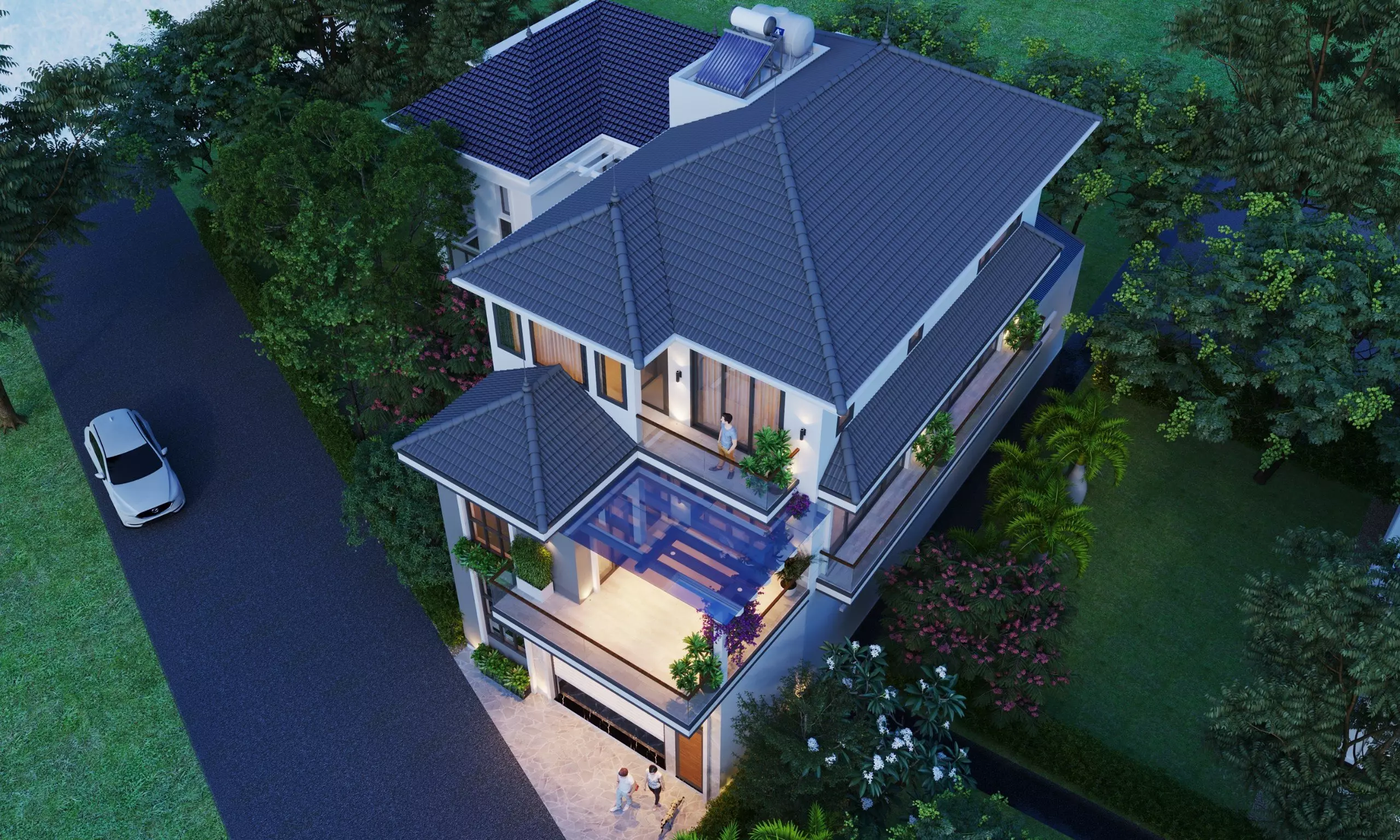 Xay nha tron goi nha anh Dung tai ha Noi 6