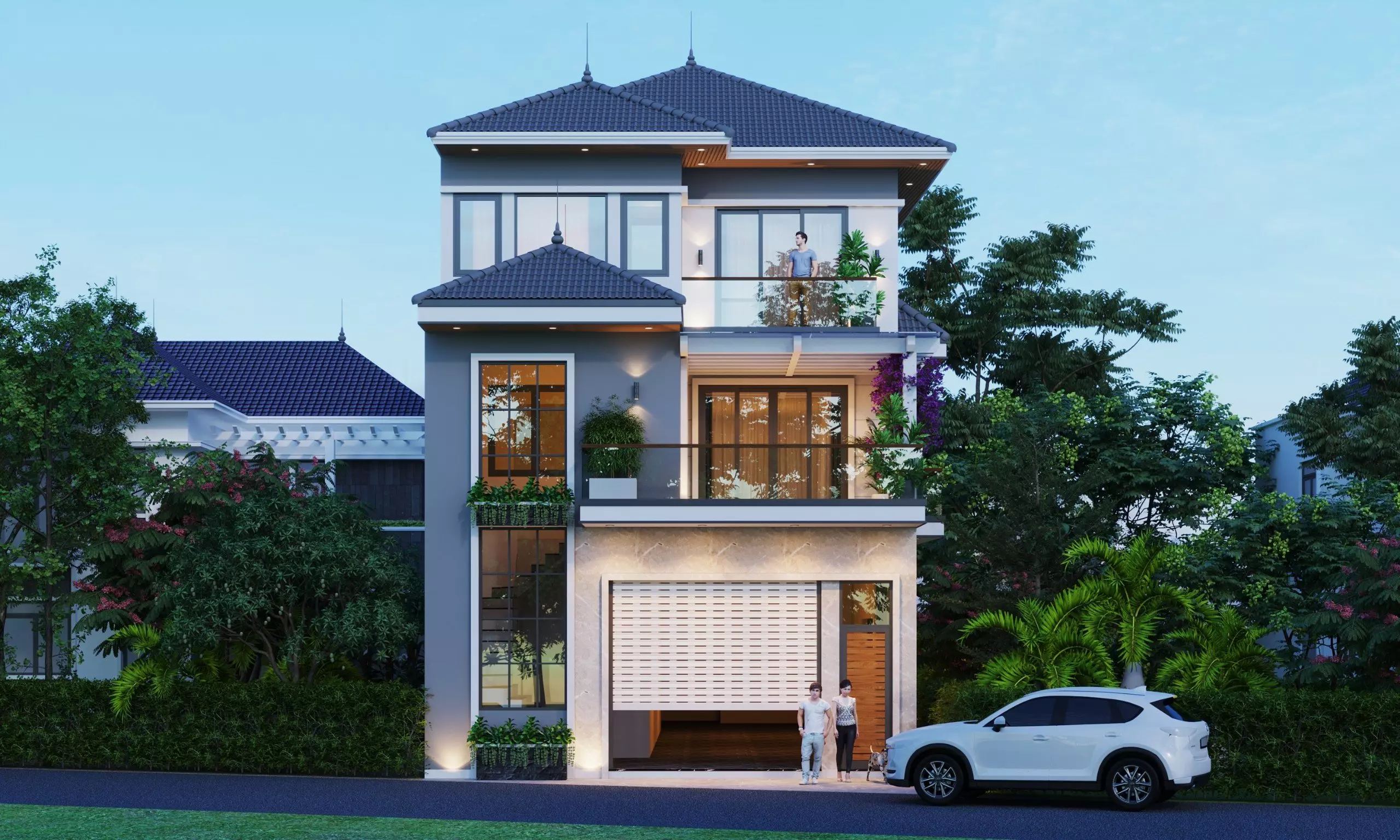 Xay nha tron goi nha anh Dung tai ha Noi 4