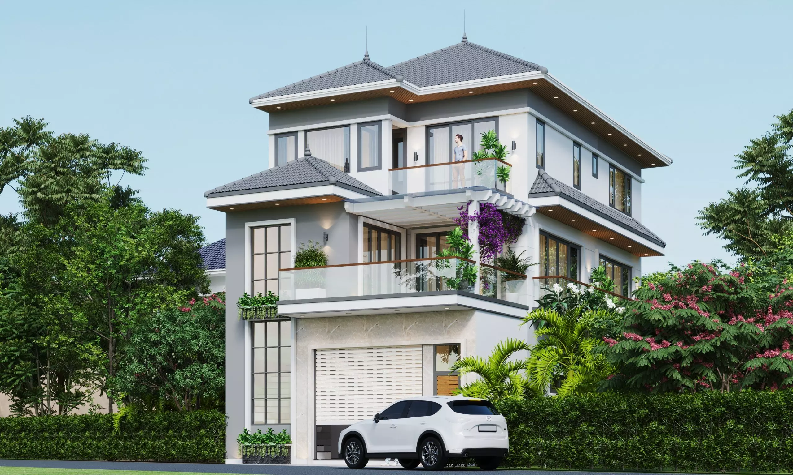 Xay nha tron goi nha anh Dung tai ha Noi 3