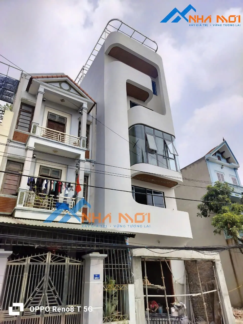 Công Trình Xây Nhà Phố 5 tầng 1 tum tại Thường tín - Hà Nội