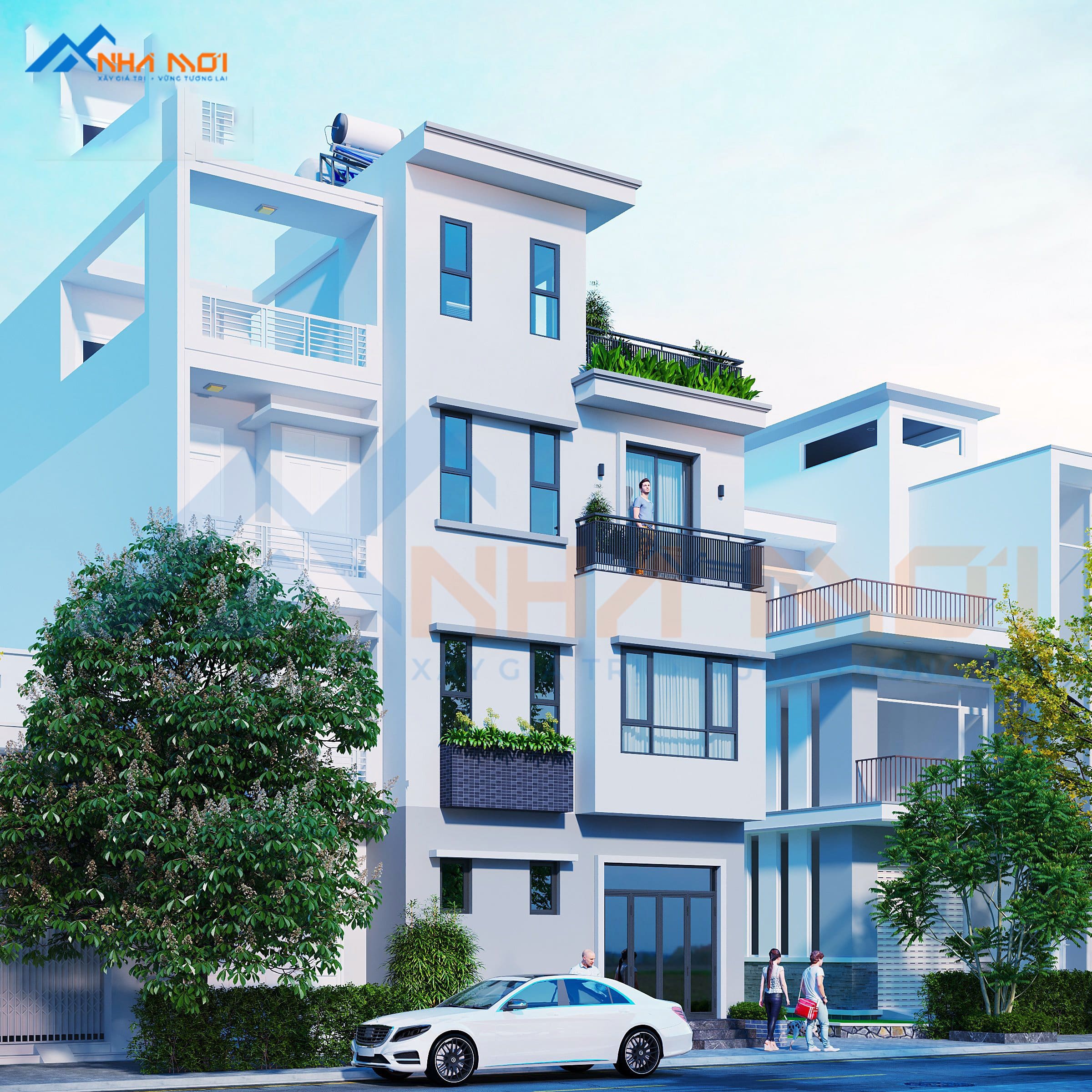 Mẫu Thiết Kế Kiến Trúc Nhà Ở Tại Cự Khối, Long Biên - Ảnh 2