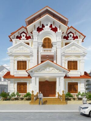 Alternative view of Thiết Kế Biệt Thự Tân cổ Điển Anh Đức