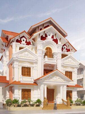 Thiết Kế Biệt Thự Tân cổ Điển Anh Đức