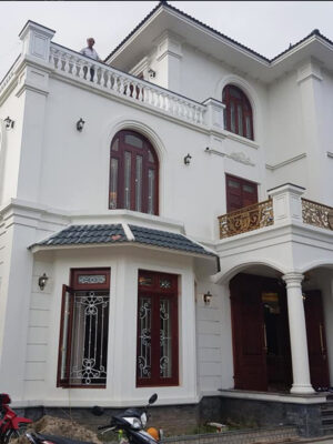 Thiết kế và xây dựng biệt thự tân cổ điển 150m2 tại Vĩnh Bảo – Hải Phòng cho anh Hiền