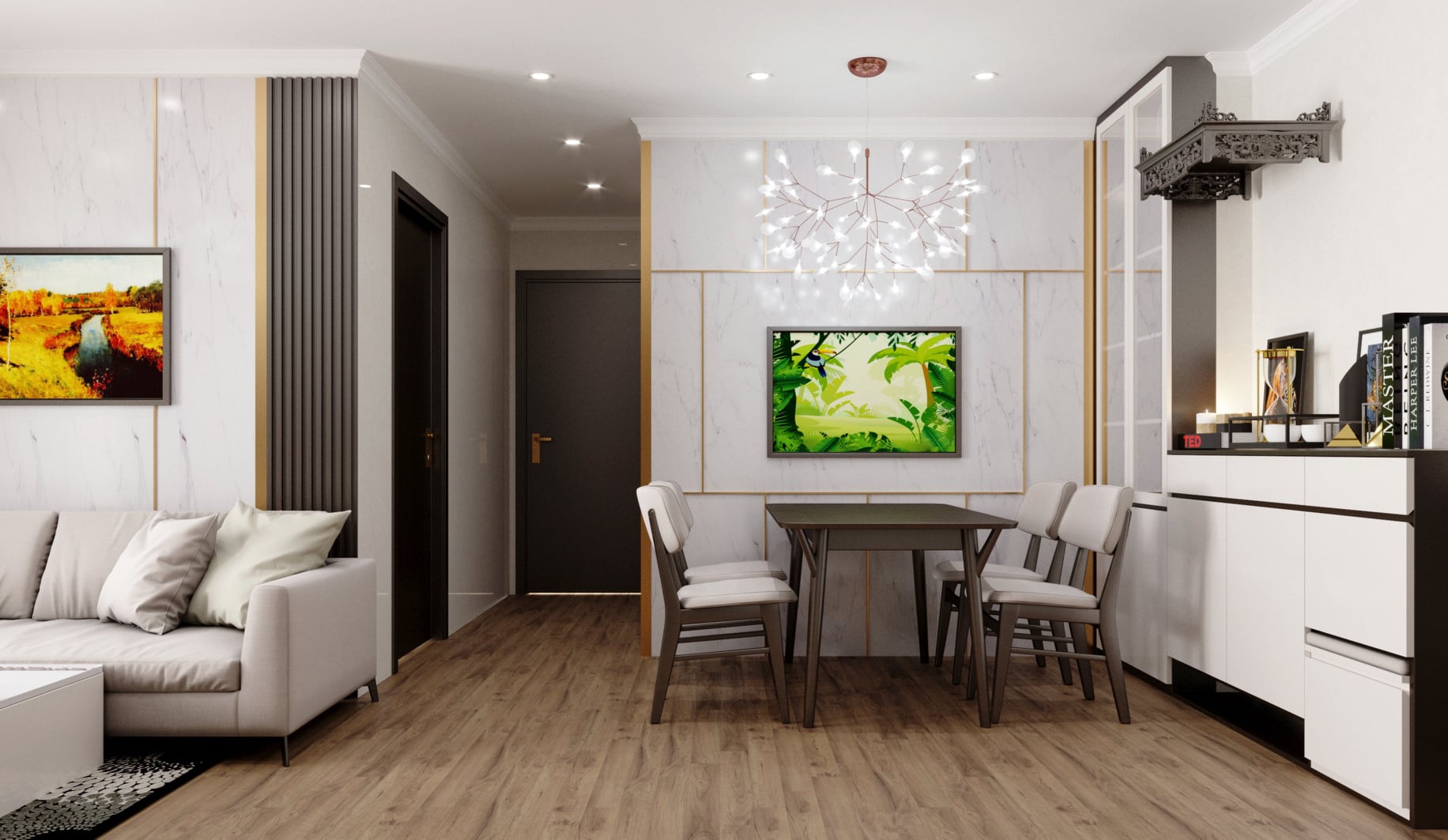 Thiết Kế Nội Thất Chung Cư A2 Vinhome - Ảnh 4