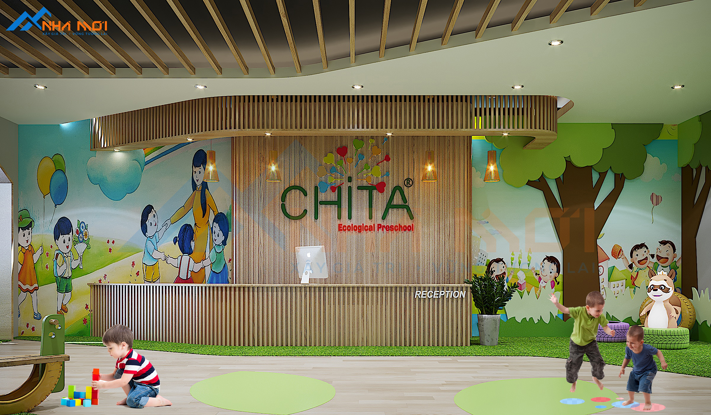 Thiết Kế Khu Vui Chơi Và Phòng Học Trẻ Em - Ảnh 16